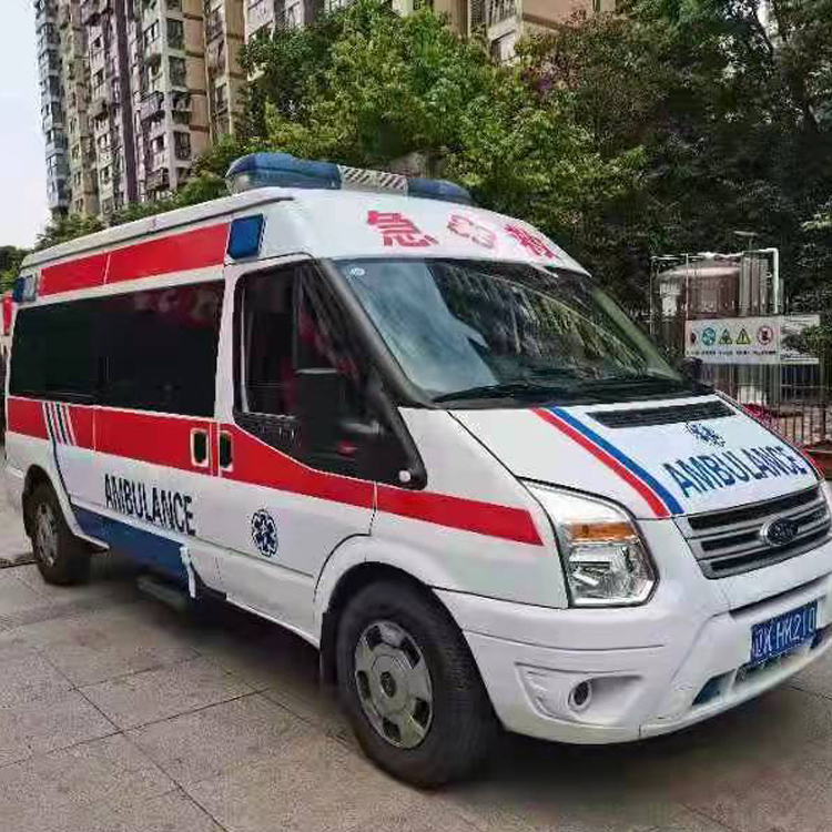 海盐长途救护车护送病人返乡